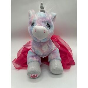 Build a Bear Workshop Unicorn Plush Sparkle Pink Tutu Princess Aurora Outfit